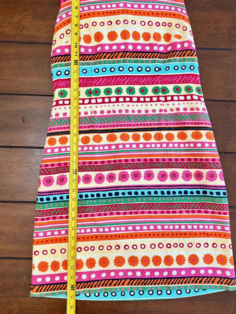 Talbots Multicolor Striped Sleeveless Midi Dress! Super cute and comfy! Size 8. - Picture 7 of 9